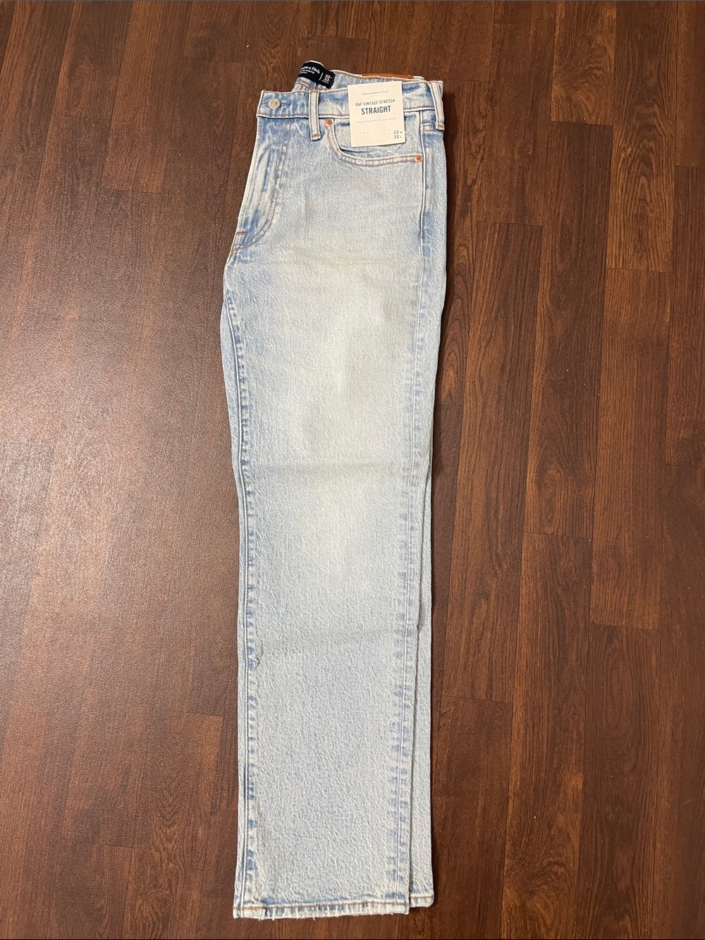 Abercrombie & Fitch Light Blue Straight Leg Jeans